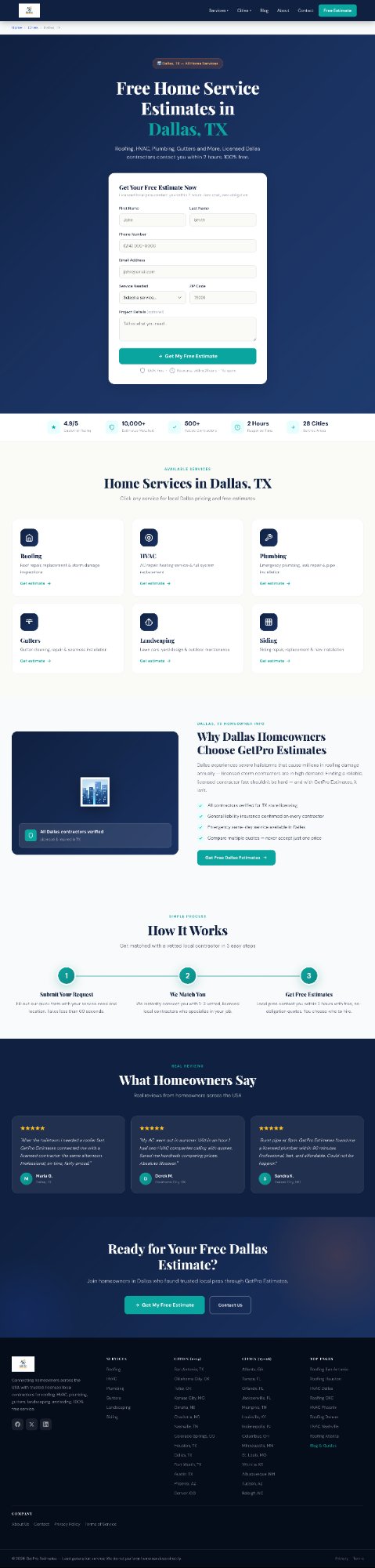 Home service contractor reviewing plans